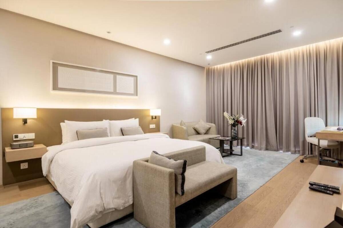Deluxe Studio, Balcony, City View | Iron/ironing board, free WiFi