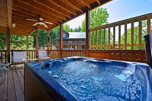 Cabin, Private Bathroom, Mountain View (Cabin On A Cloud ) | Indoor spa tub - Cabin On A Cloud (Gatlinburg)