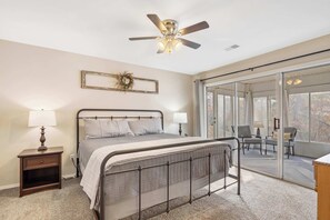 2 bedrooms, iron/ironing board, travel crib, WiFi