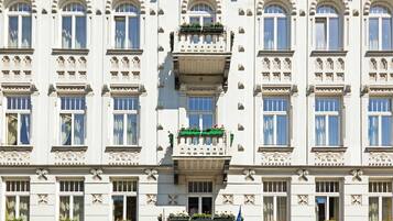 Majoituspaikan julkisivu