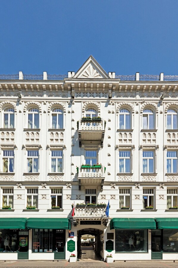 Majoituspaikan julkisivu