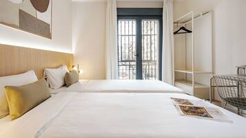 Deluxe appartement | Een strijkplank/strijkijzer, gratis babybedden, gratis wifi, beddengoed