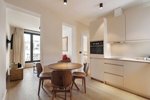 Standard Apartment, Balcony | Dining room - Numancia Apartments by Olala Homes (Madrid)