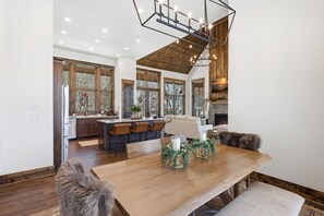 Dining - Brand-New LUXE Creekside Cabin w Hot Tub, Fire Pit (Banner Elk)