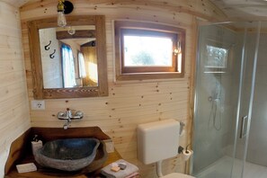 Deluxe Mobile Home, Garden View | Bathroom - Vintage Provence (Arles)