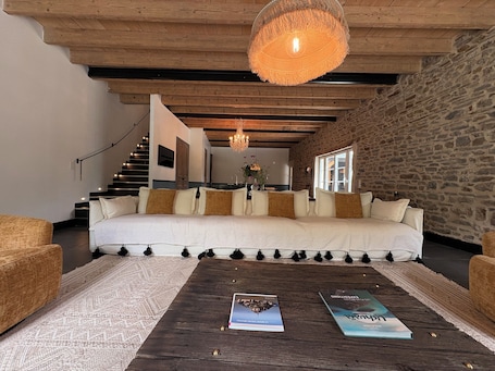 Área de sala de estar. Domaine du Tertre ychot