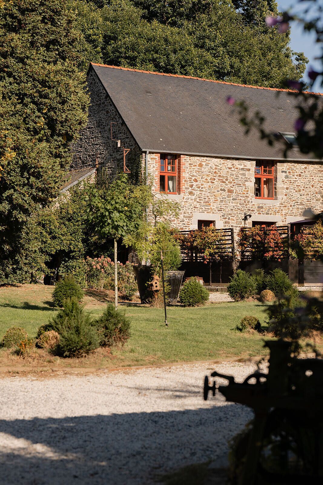 Façade de l’hébergement