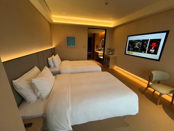 Business Twin Room, City View | Wi-fi percuma 