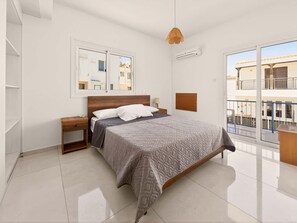 2 bedrooms, iron/ironing board, free WiFi, bed sheets - Bella Central Apartment, 2 Min from Nissi Avenue (Ayia Napa)