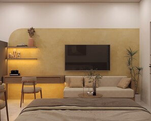 Standard-Apartment, Erdgeschoss | Badezimmer | Kostenlose Toilettenartikel, Haartrockner, Hausschuhe, Handtücher