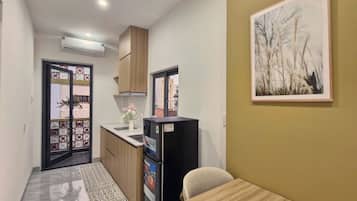 Departamento Deluxe, 2 habitaciones, balcón | Cocina privada