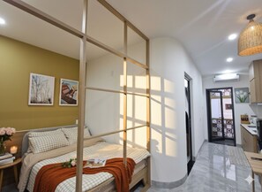 Deluxe Apartment, 2 Bedrooms, Balcony | Living area - NomadStay Journey (Son Tra)