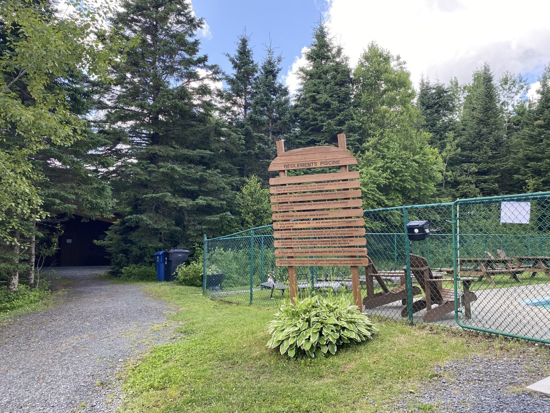 Overnatningsstedets område