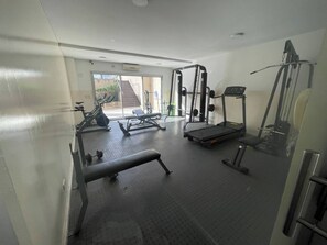 Apartment, 1 Bedroom, Accessible, Smoking | Fitness facility - Studio Featuring a Private Terrace With a Grill (Buenos Aires)