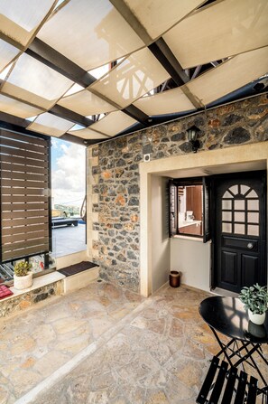 Entrée de l’hébergement