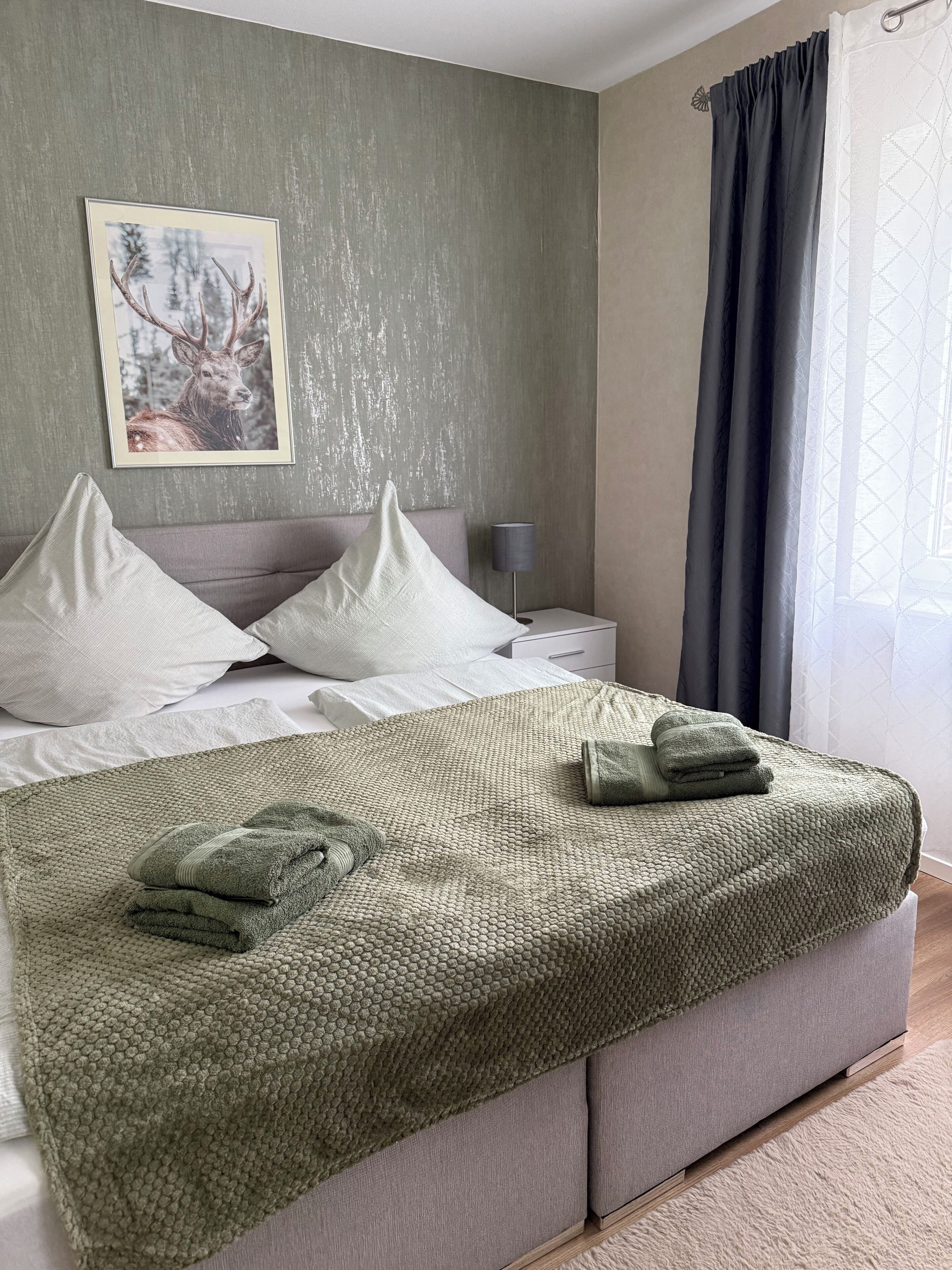 3 bedrooms, desk, iron/ironing board, free WiFi