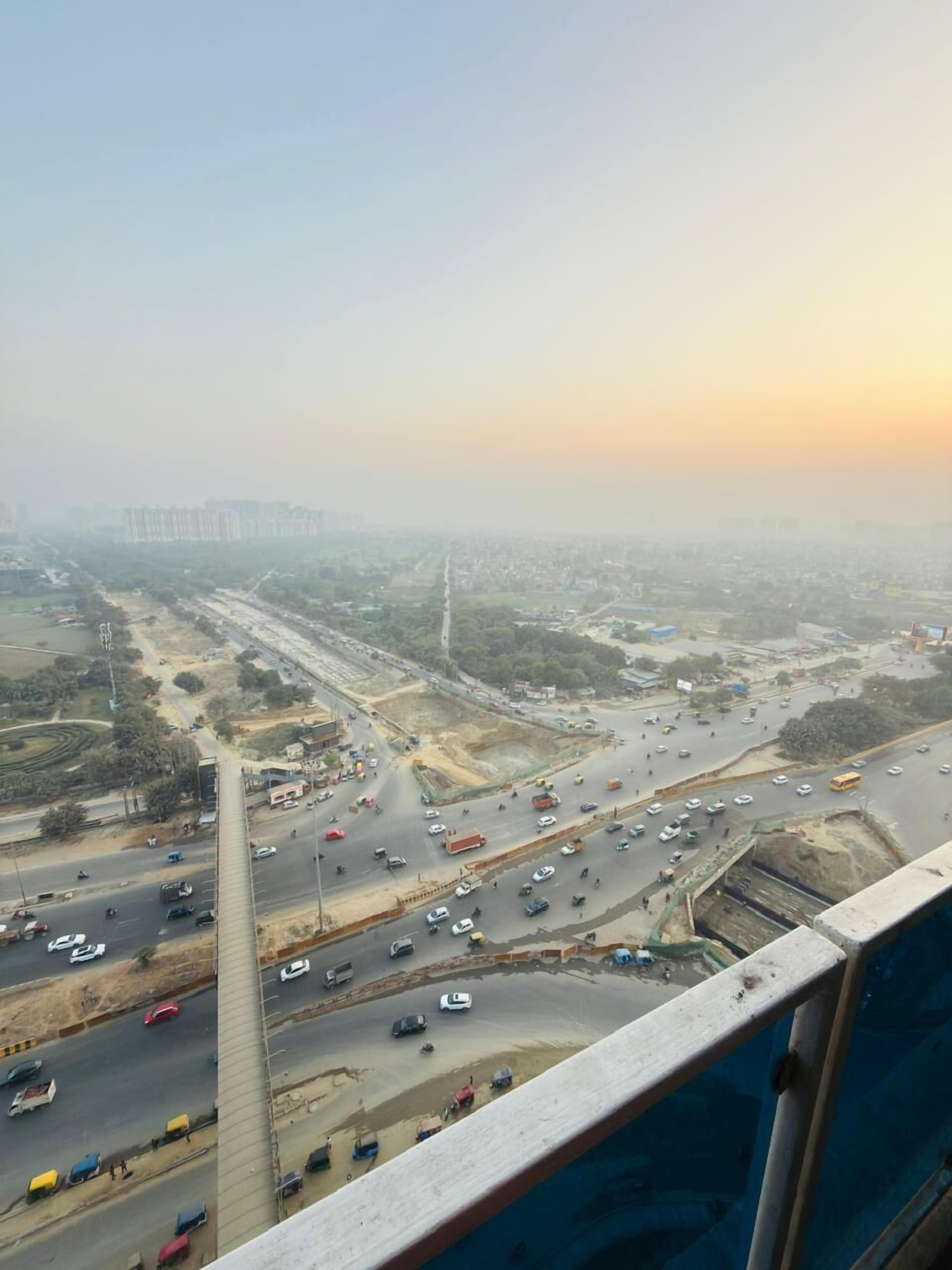 Vistas a la ciudad desde el alojamiento