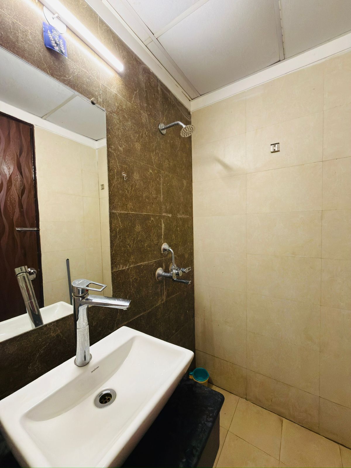 Luxury Studio Suite, Balcony, City View | Bathroom | Shower, free toiletries, towels, soap