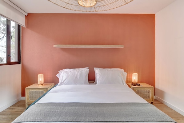 Wifi gratis y ropa de cama