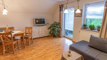 Televisión, mesa de ping pong