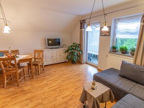 Televisión, mesa de ping pong