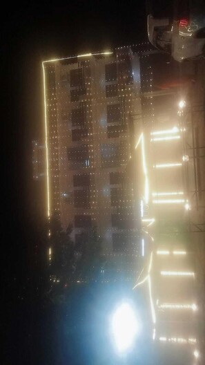 Front of property - White stay house  (Azamgarh)