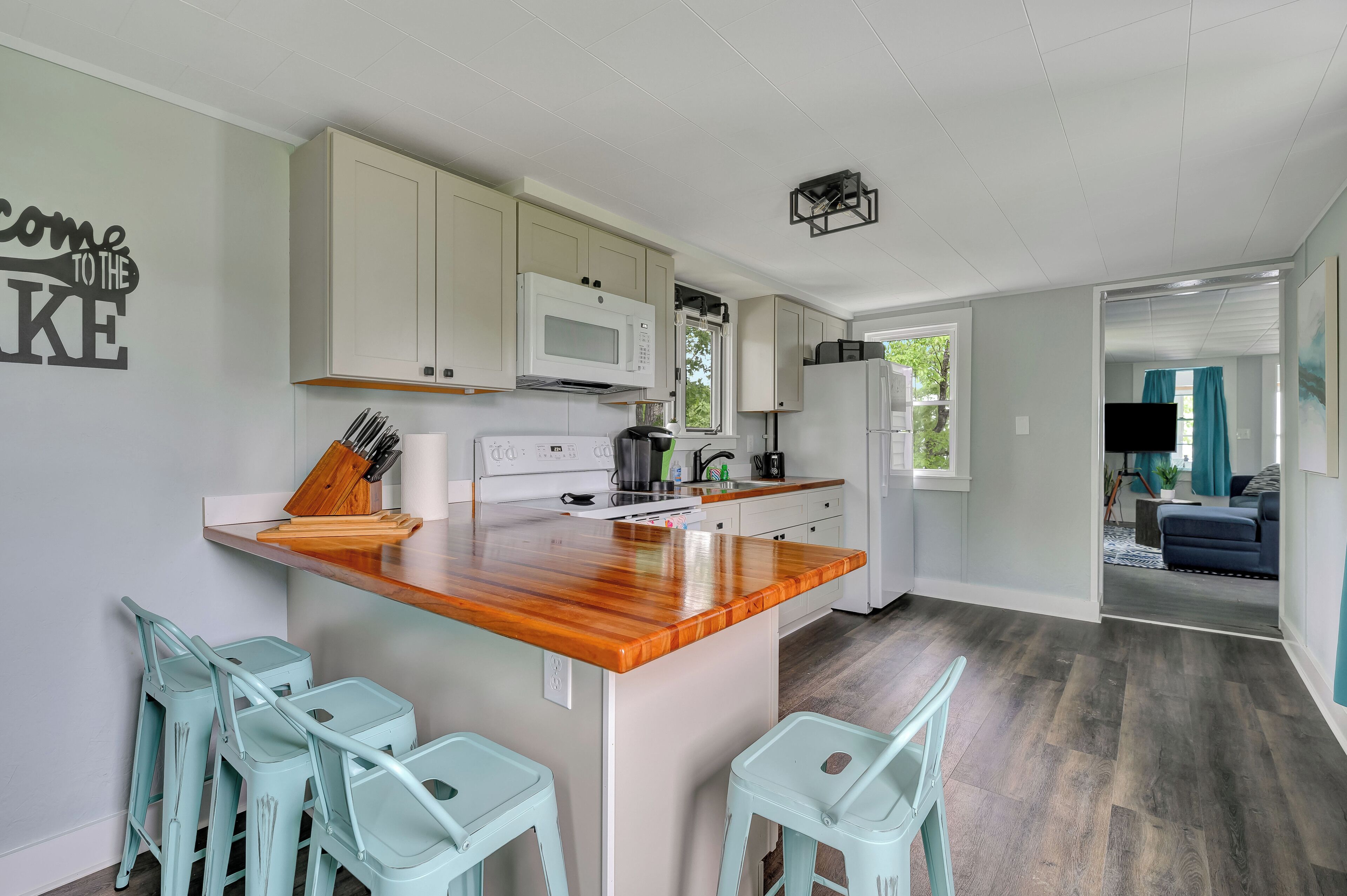 Microwave, oven, stovetop