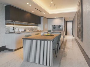 Apartment, 3 Bedrooms, Balcony, Ocean View | Private kitchen - 3 Bedroom Apartment in Bantry Bay (Cape Town)