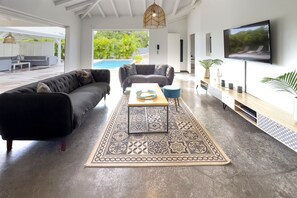 TV, stereo - Villa Ixora - Piscine Privée (Saint-Francois)