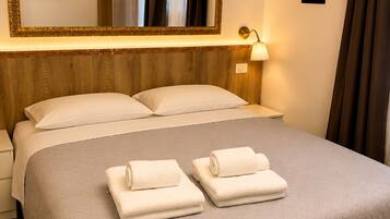 Basic-Doppel- oder -Zweibettzimmer, 1 Schlafzimmer | Allergikerbettwaren, kostenloses WLAN