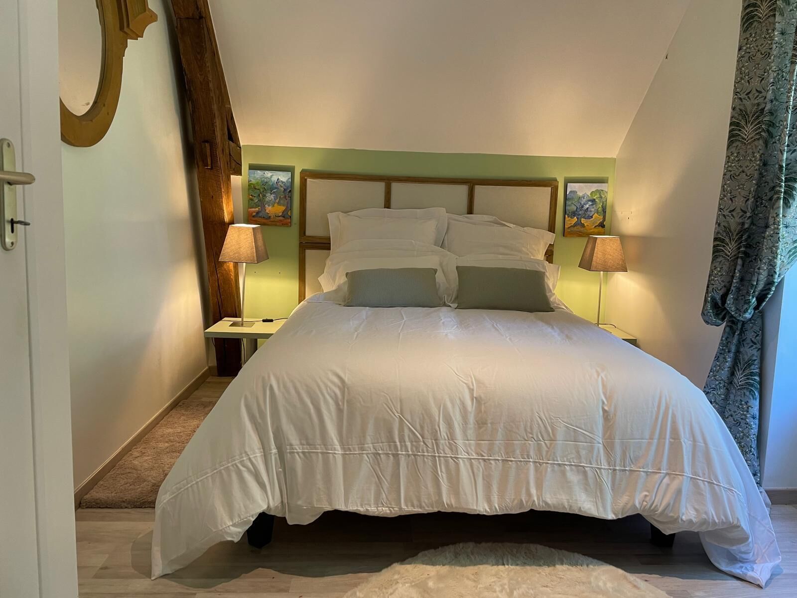 2 habitaciones, cuna de viaje, wifi gratis y ropa de cama 