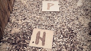 A pathway with directional signs marked with letters. - The Wandering Viking! Skal!! (Boise)