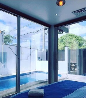 Chambre Double Deluxe, balcon, vue piscine