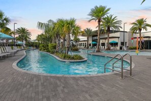 Outdoor pool, a heated pool - Paradiso Grande 5BR Home w Pool, Mario Game Room (Orlando)