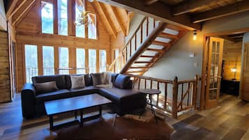 TV, fireplace, offices