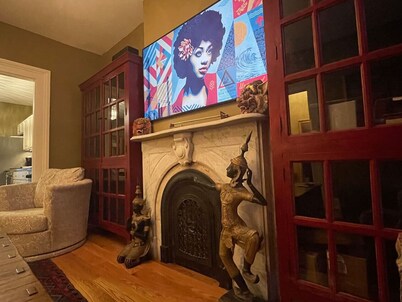 Downtown 3BR duplex full kitchen parking off i-787