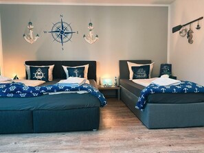 Individually decorated, individually furnished, free WiFi, bed sheets