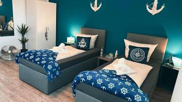 Firemannsrom – comfort | Individuelt dekorert, individuelt innredet og wi-fi (inkludert)