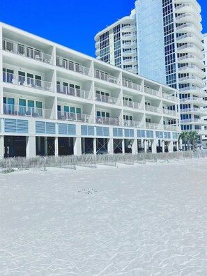 Exterior - NEW Condo • Low Rise Complex • Balcony • Pool & Ocean Views • Walk to Hangout (Gulf Shores)