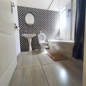 Towels, soap, toilet paper