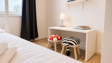 2 chambres, Wi-Fi gratuit, draps fournis