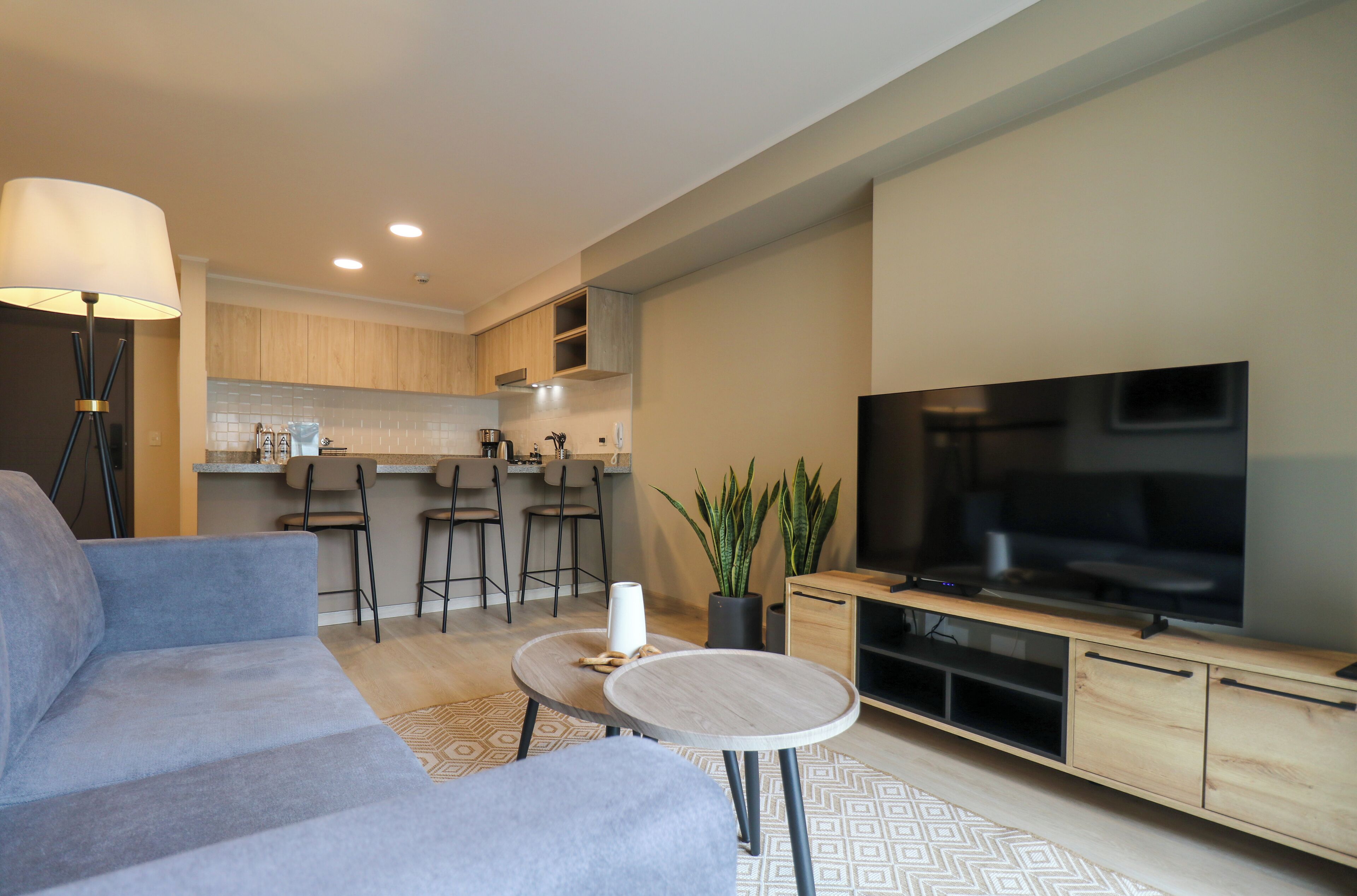 Apartamento, 2 quartos | Área de estar