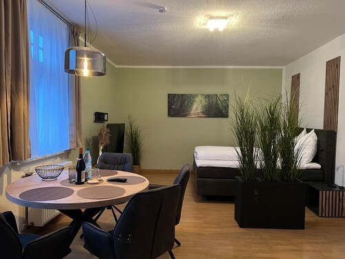 Feel-good oasis in Wünschensuhl: modern apartment for up to 4 people