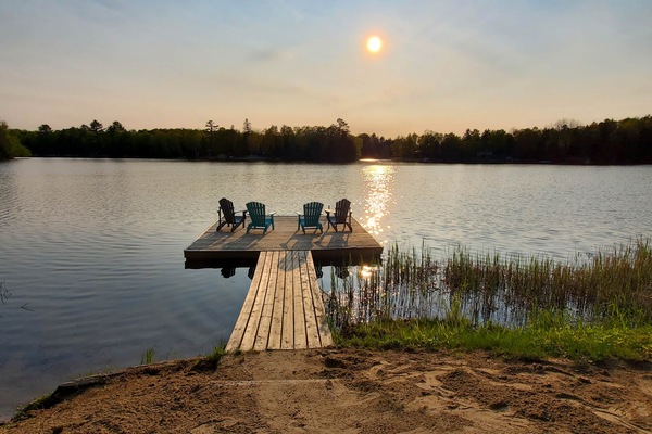 sunsets on the dock
