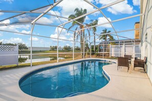Pool - Disney-Close Lakefront Renovated 4BR Pool Home (Davenport)