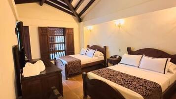 Deluxe Quadruple Room, Courtyard View | Free WiFi