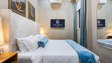 1 makuuhuone, silitysrauta/-lauta, ilmainen Wi-Fi, vuodevaatteet