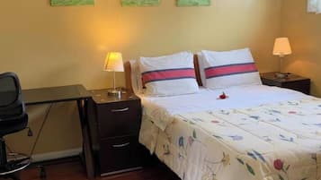 Iron/ironing board, WiFi, bed sheets