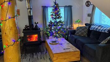 TV connectée, cheminée