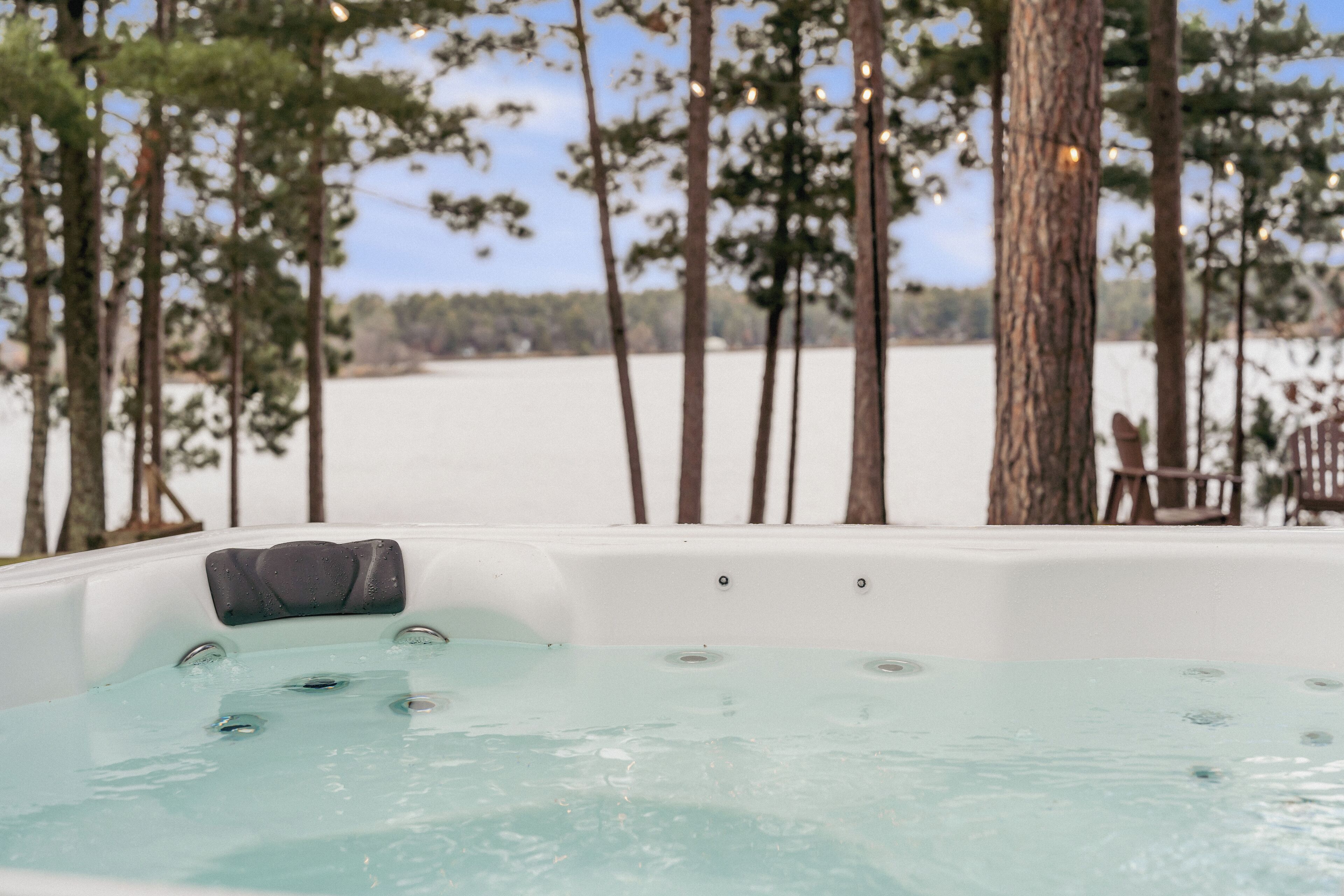 Tina de hidromasaje al aire libre